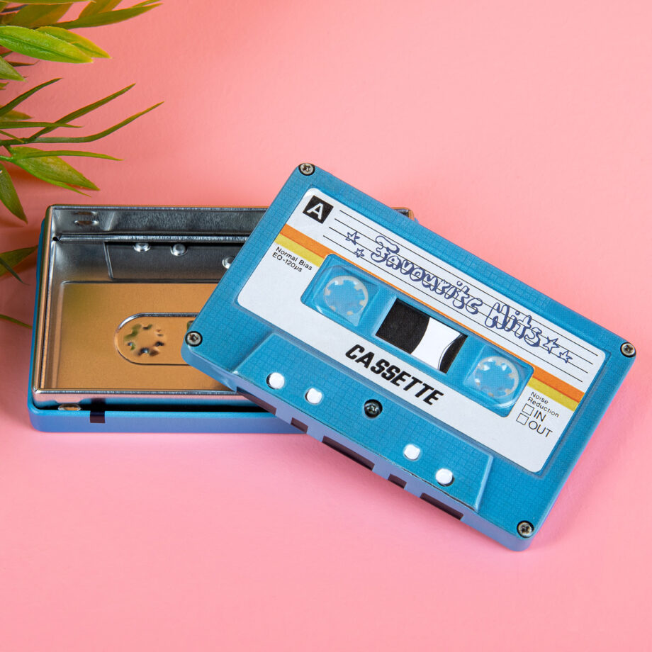 Cassettebandje opbergblikje