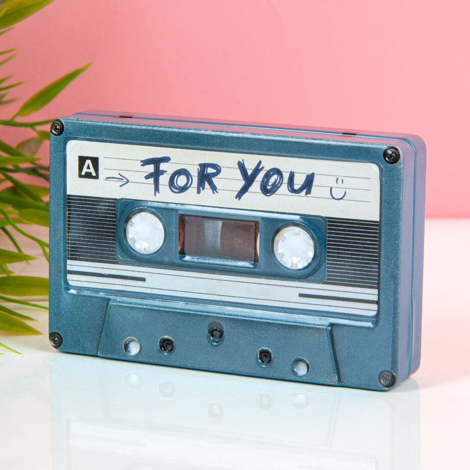 Cassettebandje opbergblikje