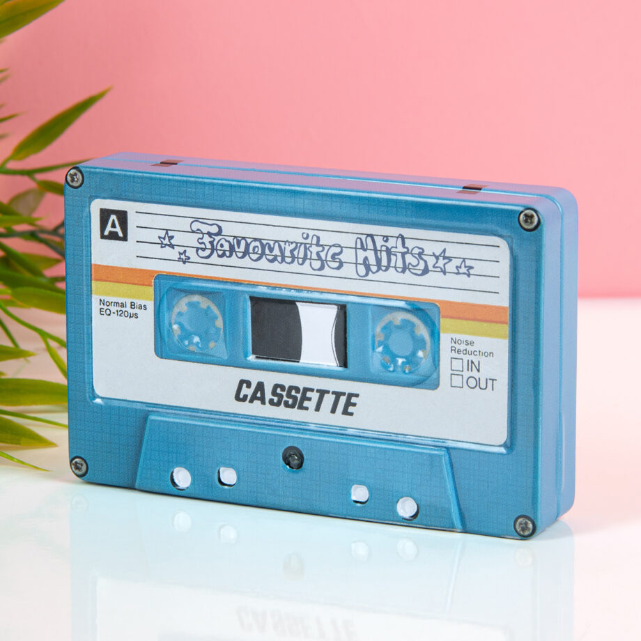 Cassettebandje opbergblikje