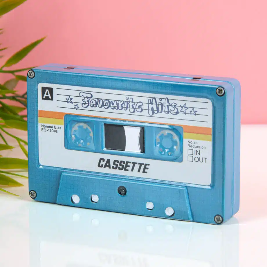 Cassettebandje opbergblikje