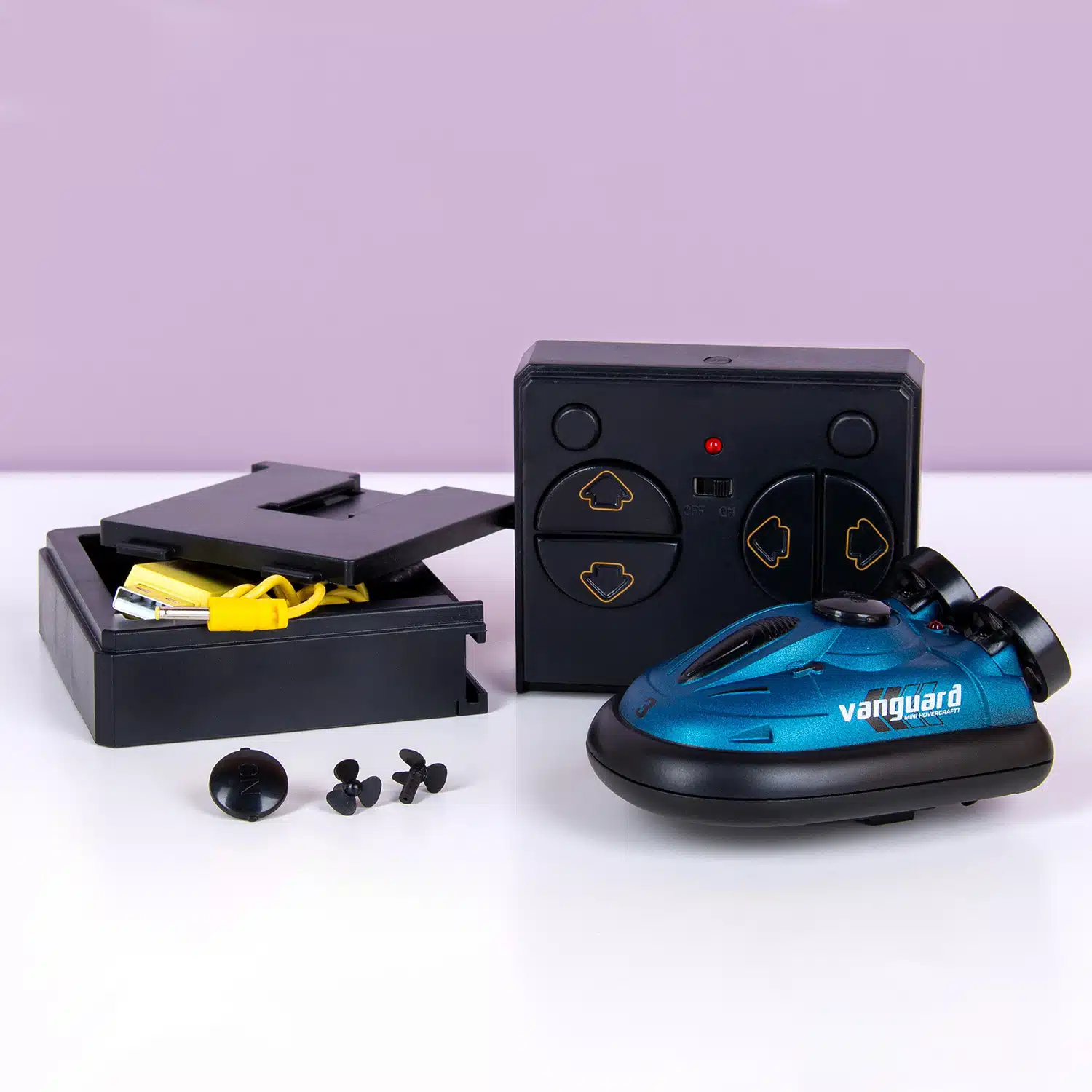 Radiografisch bestuurbare mini hovercraft