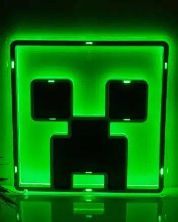 Minecraft Creeper muurlamp