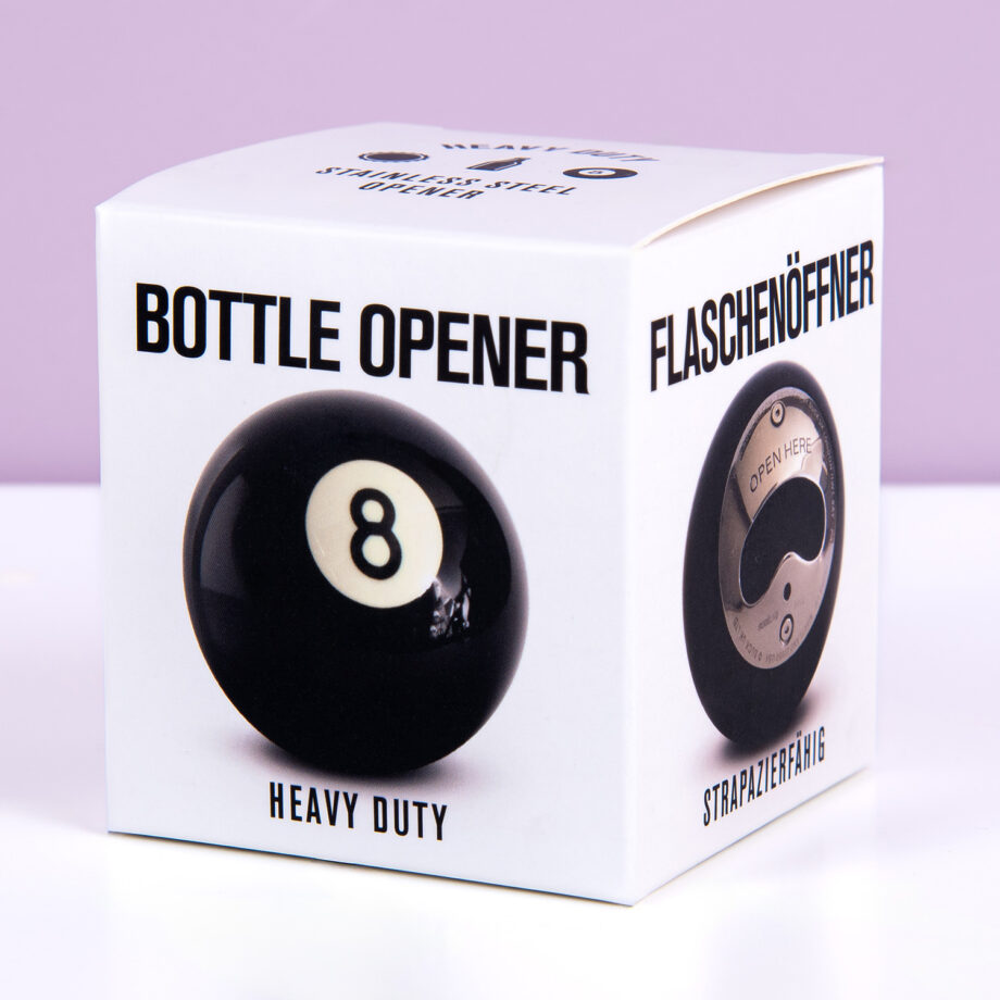 Biljartbal flesopener