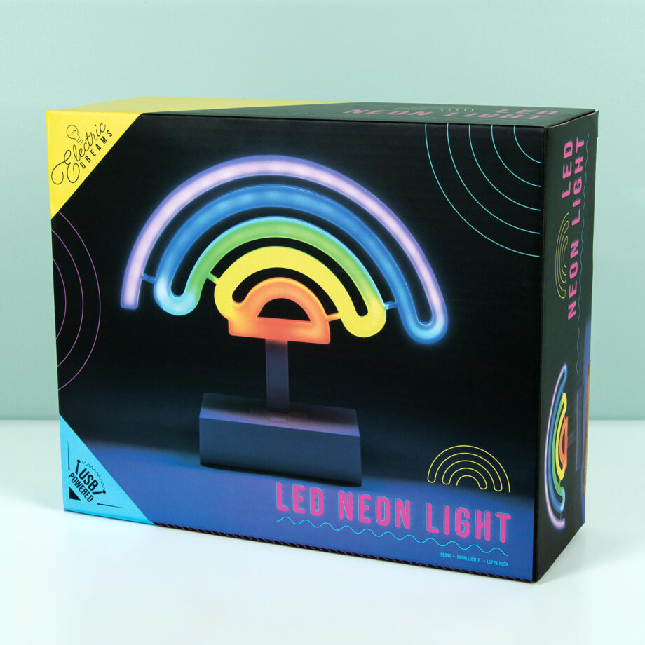 Neon regenbooglamp