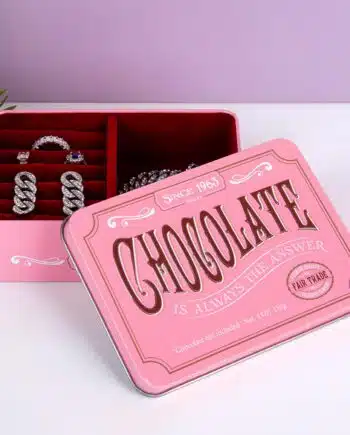 Snoep sieradenblik - Chocolade