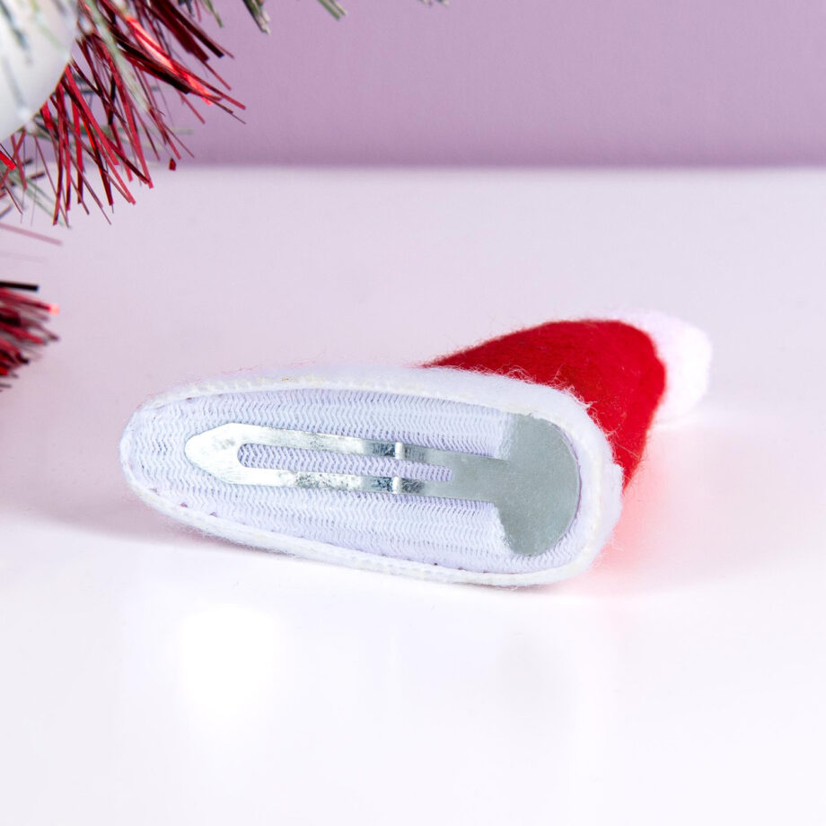 Kerstmuts haarclip