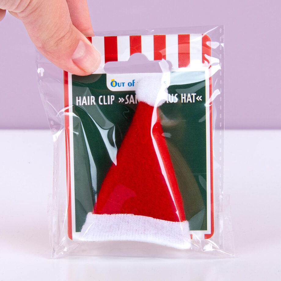 Kerstmuts haarclip