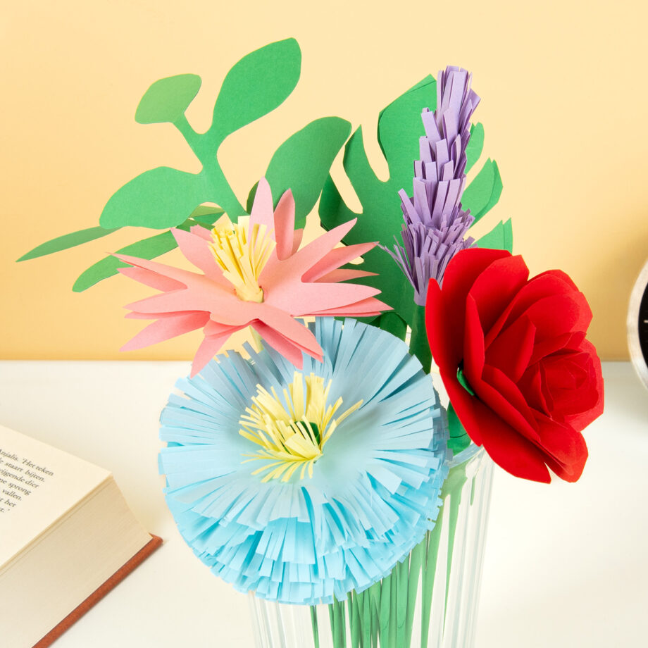 DIY papieren bloemen