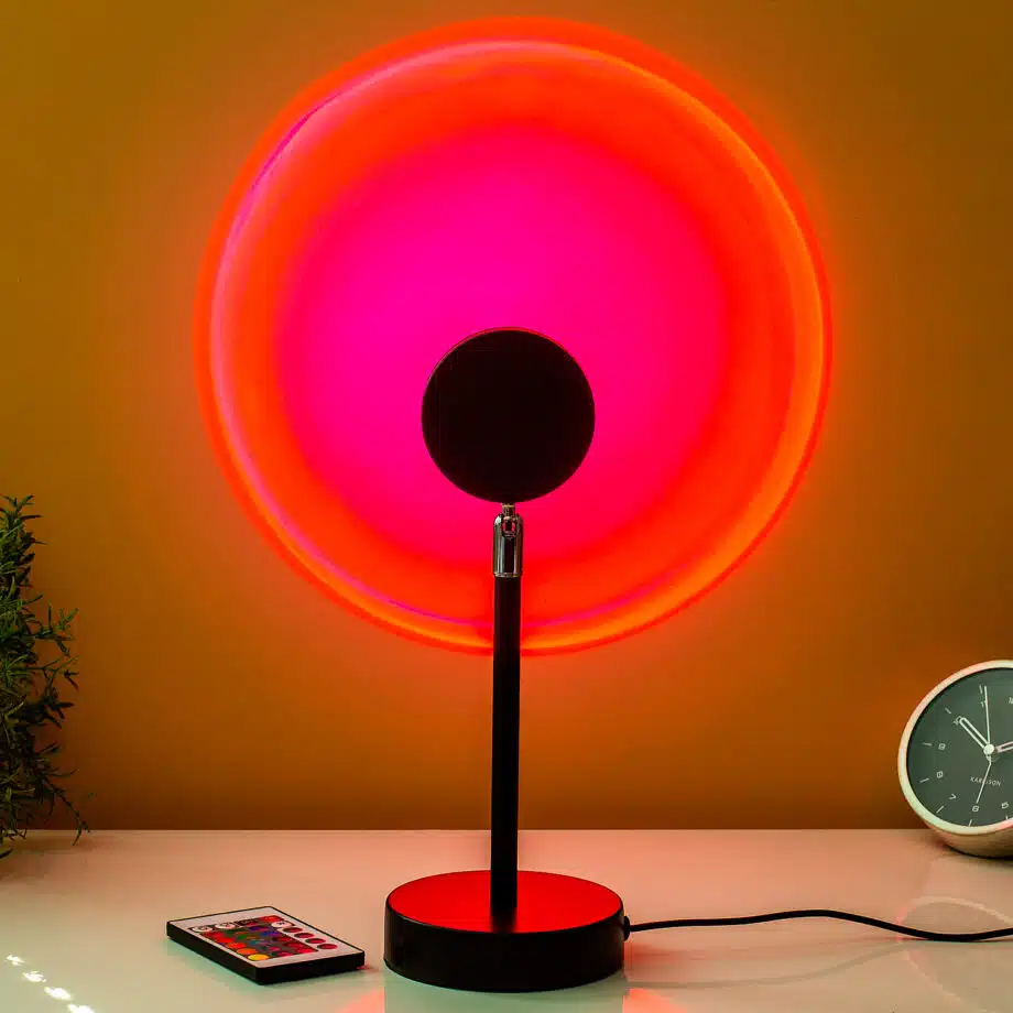 Zonsondergang lamp