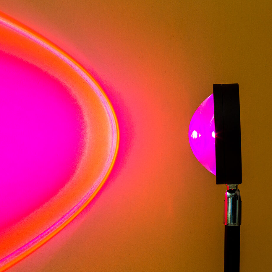 Zonsondergang lamp