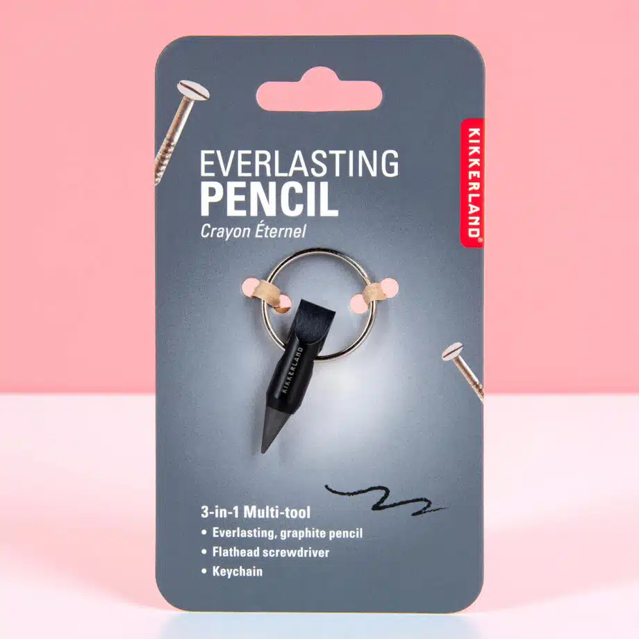 Eeuwig potlood en sleutelhanger