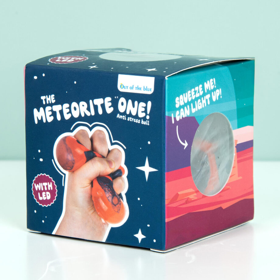 Lichtgevende meteoriet stressbal