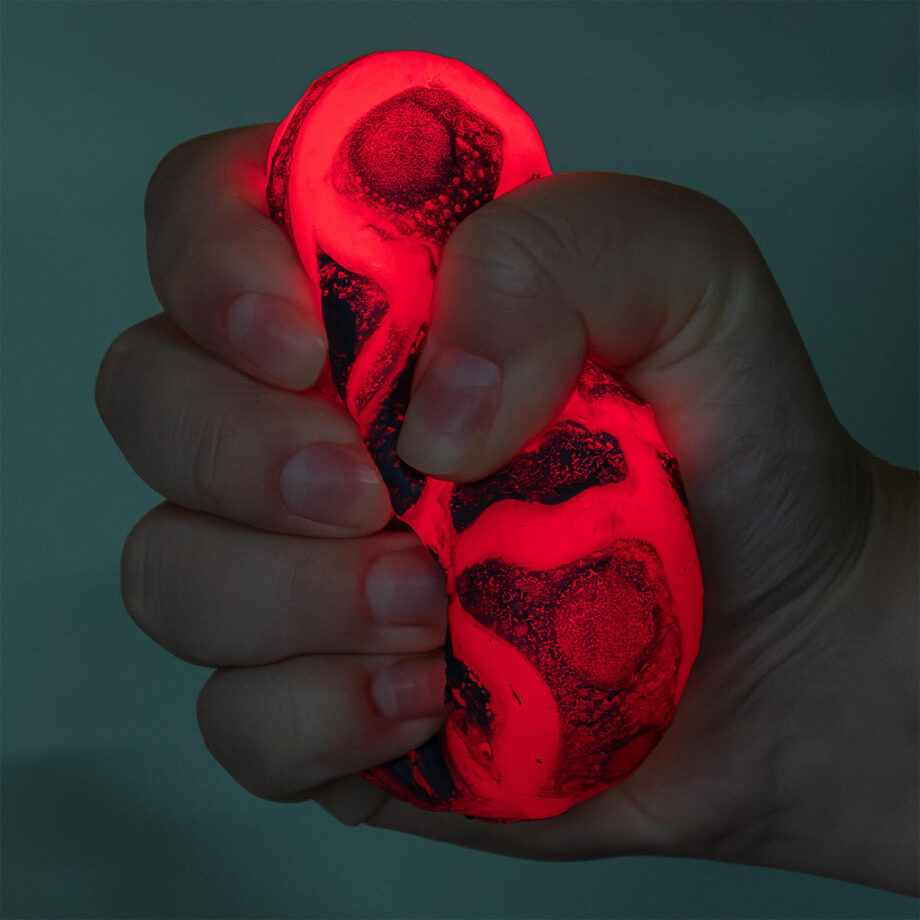 Lichtgevende meteoriet stressbal