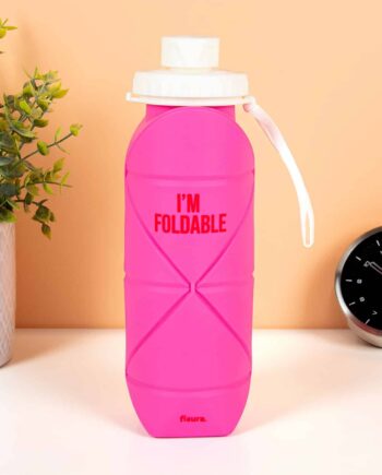 Opvouwbare waterfles - Roze