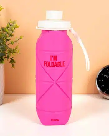 Opvouwbare waterfles - Roze