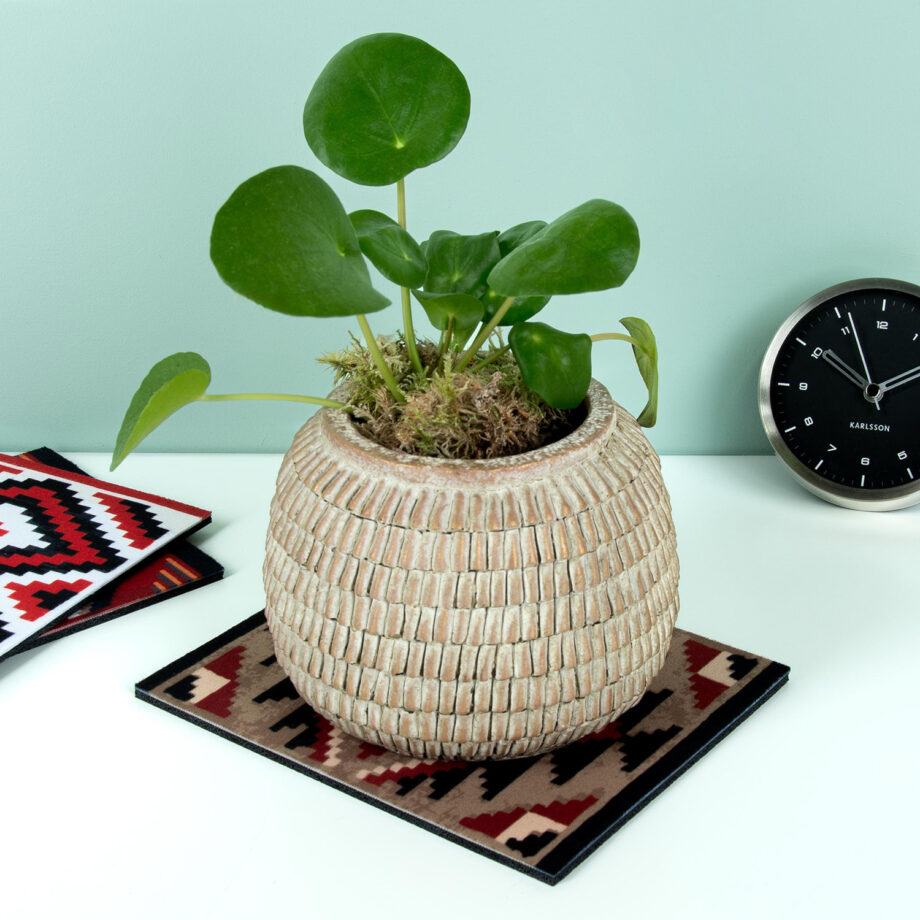 Bloempot vloerkleedje