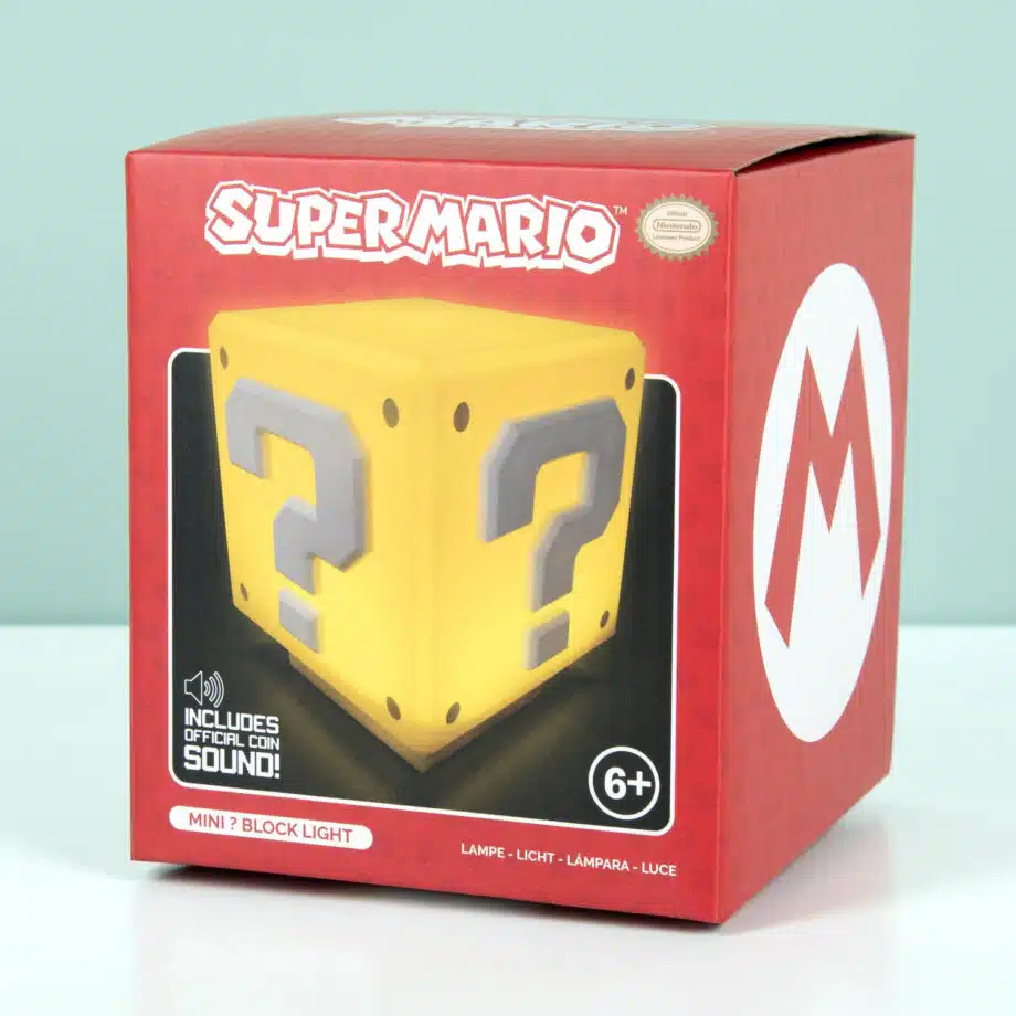 Super Mario Mini Question Block lamp