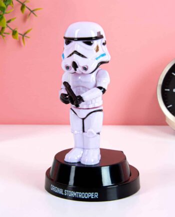 Stormtrooper poppetje op zonne-energie