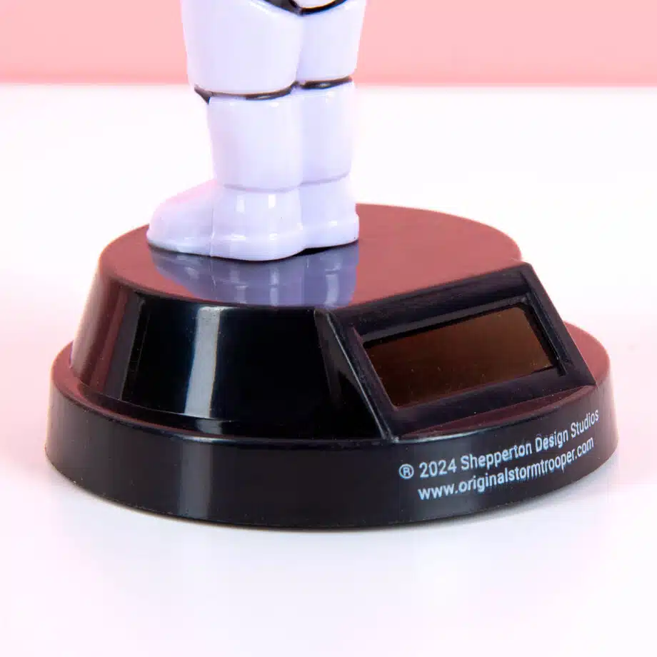 Stormtrooper poppetje op zonne-energie