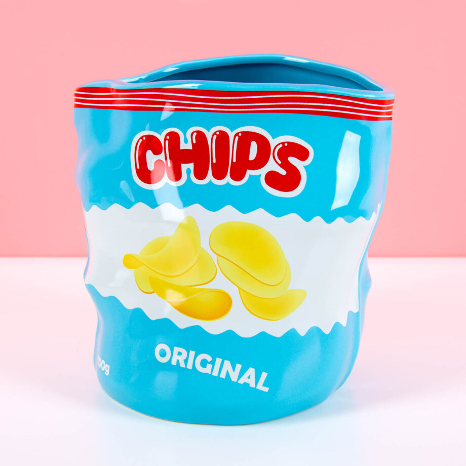 Chipszak bloempot