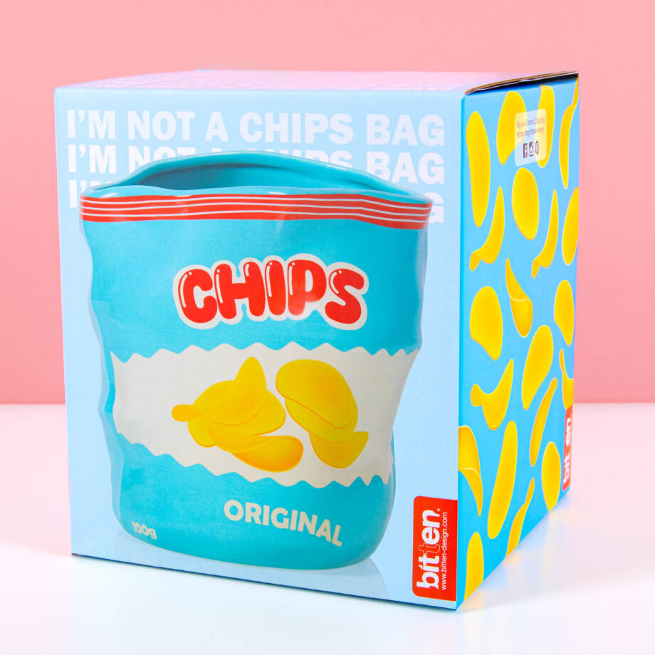 Chipszak bloempot