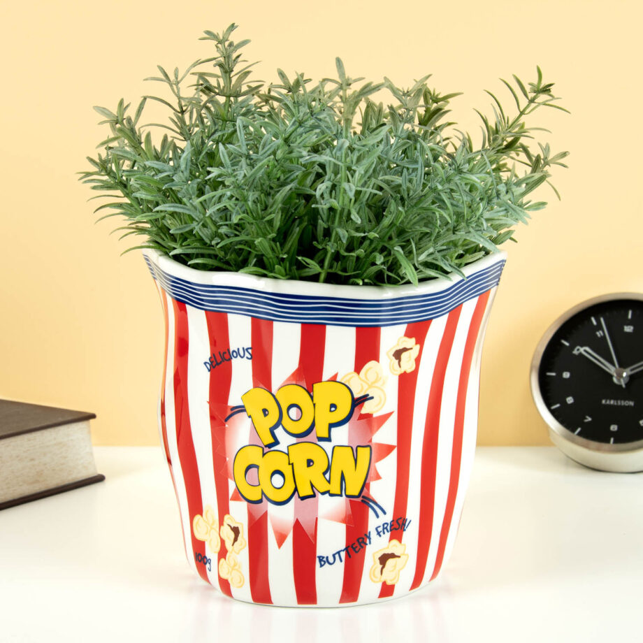 Popcornzak bloempot
