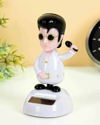 Elvis poppetje op zonne-energie
