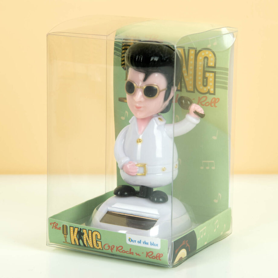 Elvis poppetje op zonne-energie