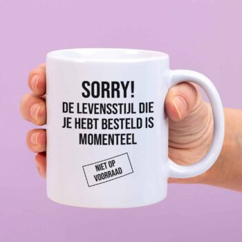 Mok Sorry! De levensstijl die je hebt besteld is momenteel niet op voorraad