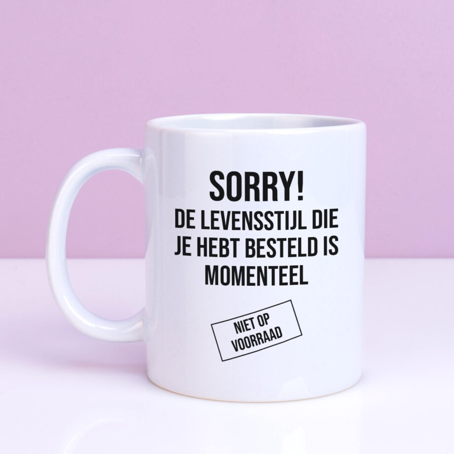 Mok Sorry! De levensstijl die je hebt besteld is momenteel niet op voorraad
