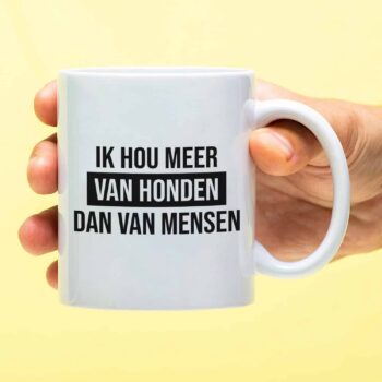 Mok Ik hou meer van honden dan van mensen