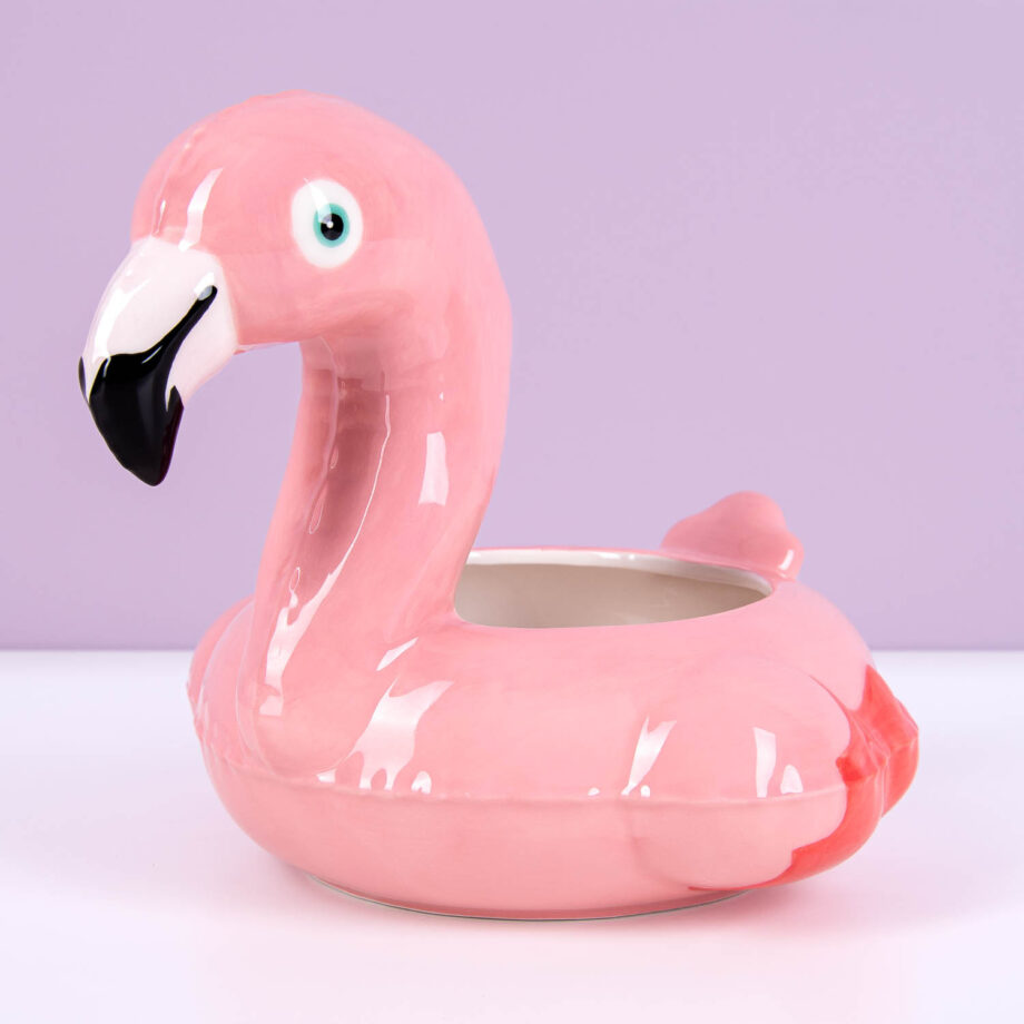 Flamingo zwemband potje