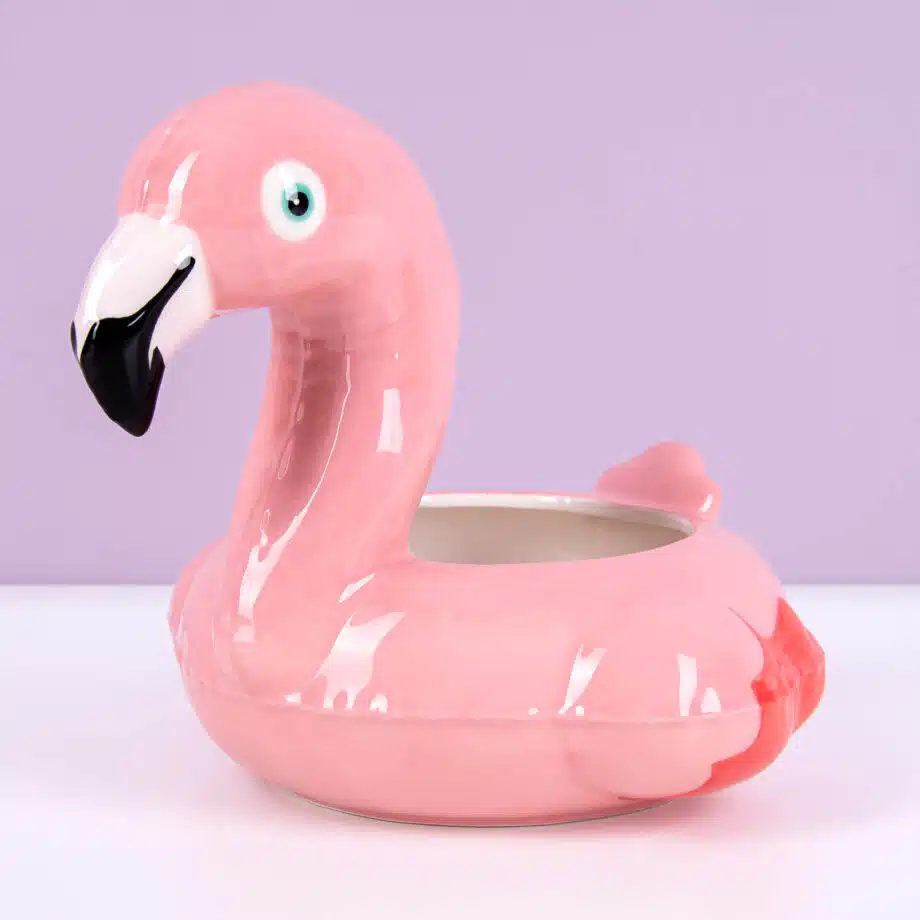 Flamingo zwemband potje