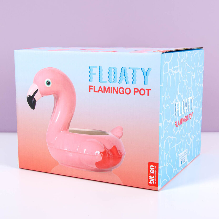 Flamingo zwemband potje