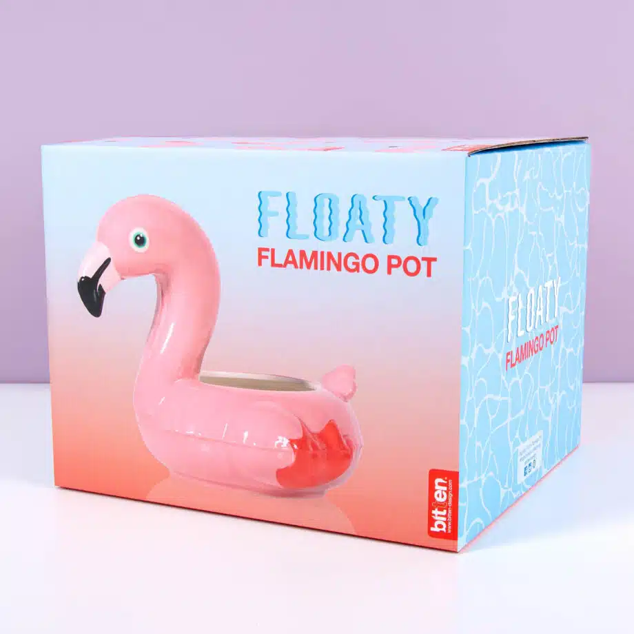 Flamingo zwemband potje
