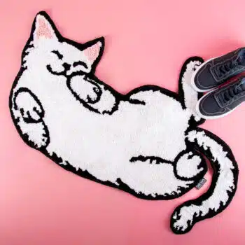 Slaperige kat vloerkleedje