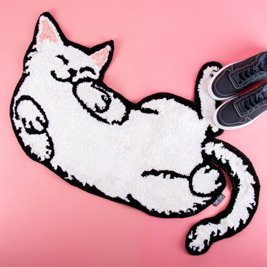 Slaperige kat vloerkleedje