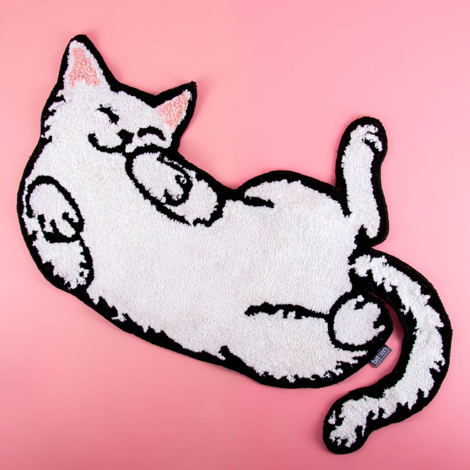 Slaperige kat vloerkleedje