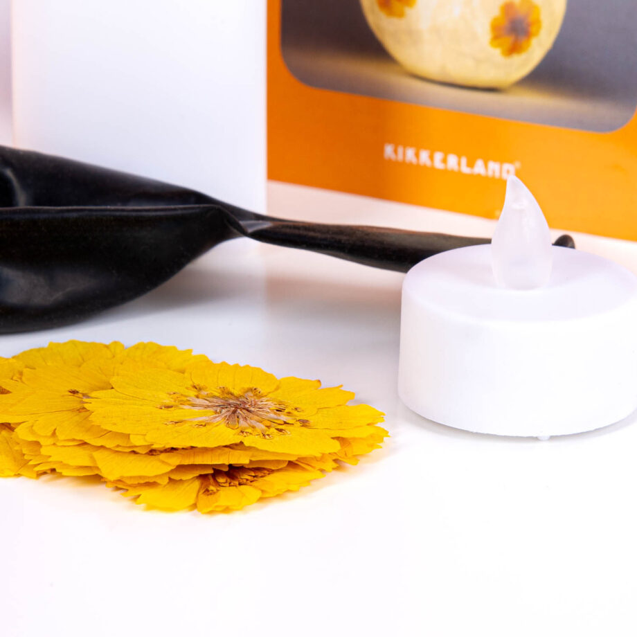 DIY bloemenlamp