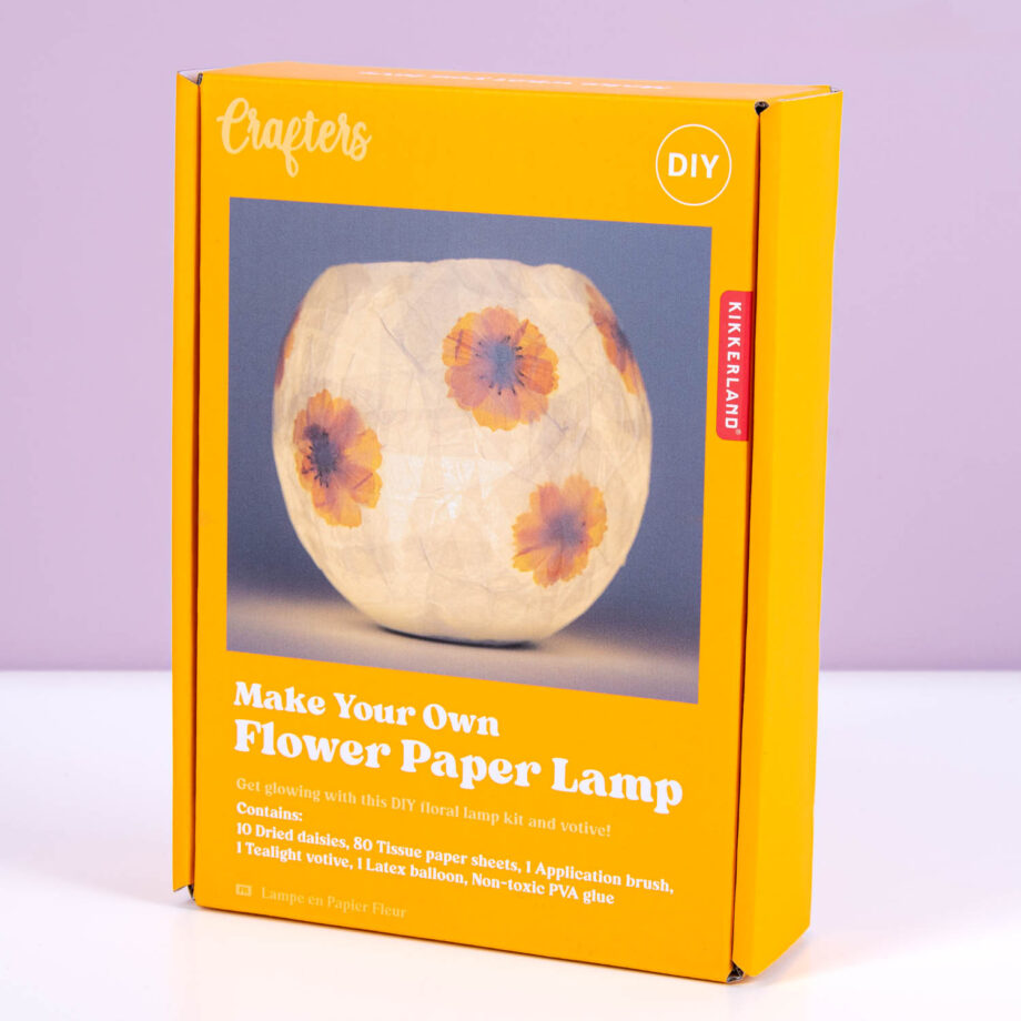 DIY bloemenlamp