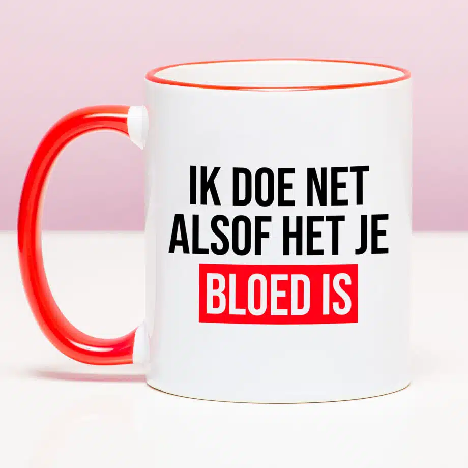Mok Ik doe net alsof het je bloed is