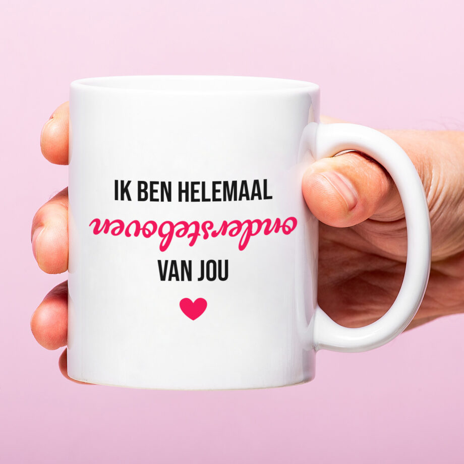 Mok Ik ben helemaal ondersteboven van jou