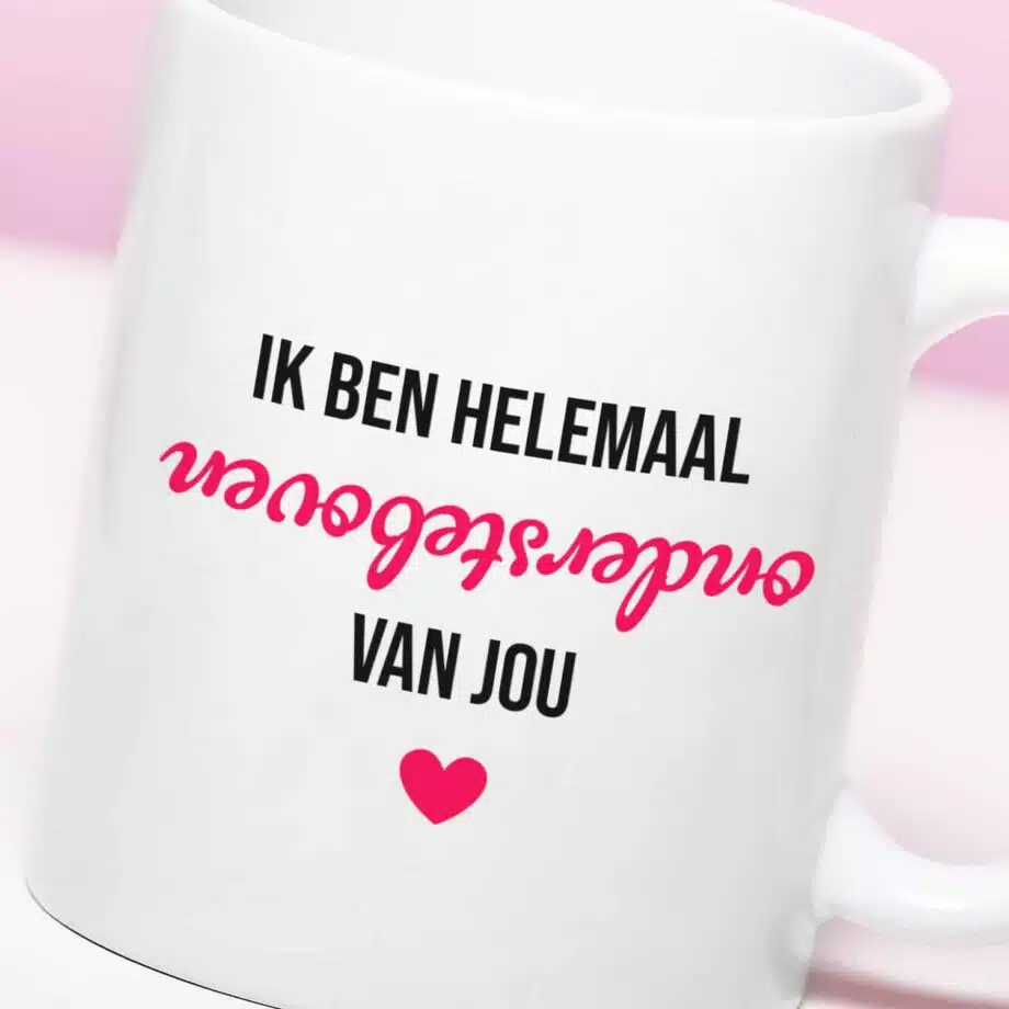 Mok Ik ben helemaal ondersteboven van jou