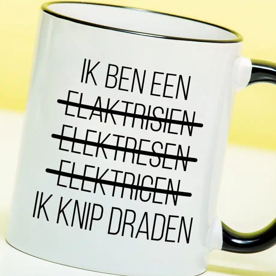 Mok Ik ben een elektricien