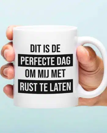 Mok Dit is de perfecte dag om mij met rust te laten
