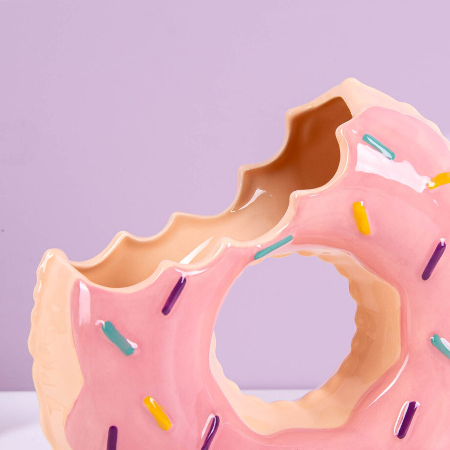 Donut zwemband vaas