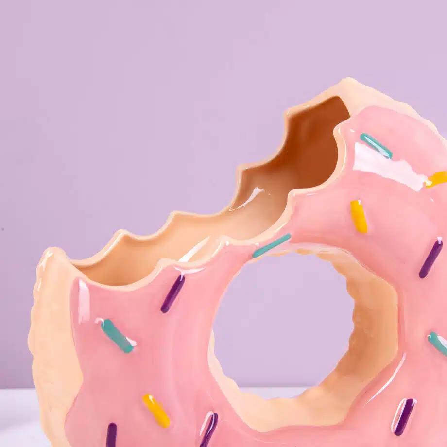 Donut zwemband vaas