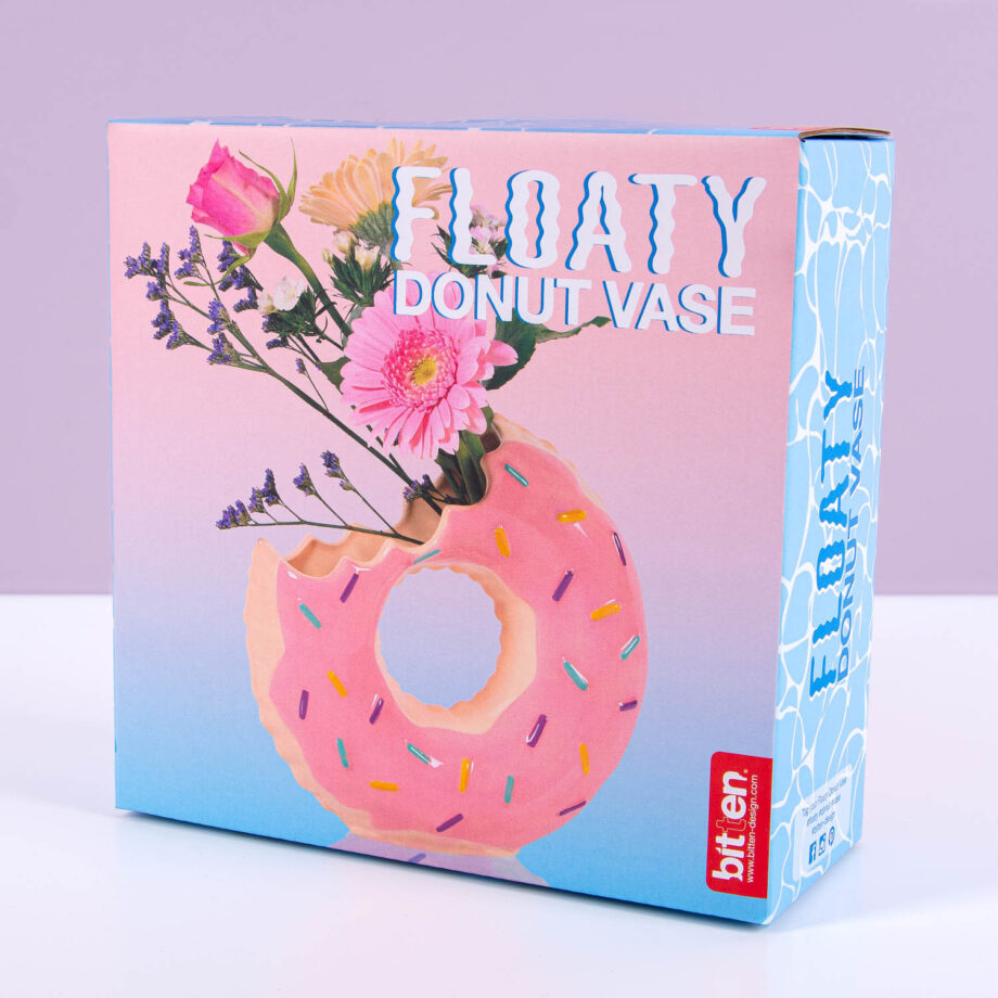 Donut zwemband vaas