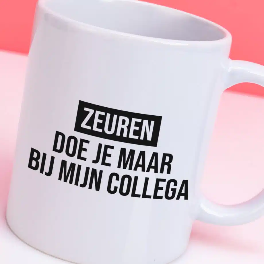 Mok Zeuren doe je maar bij mijn collega