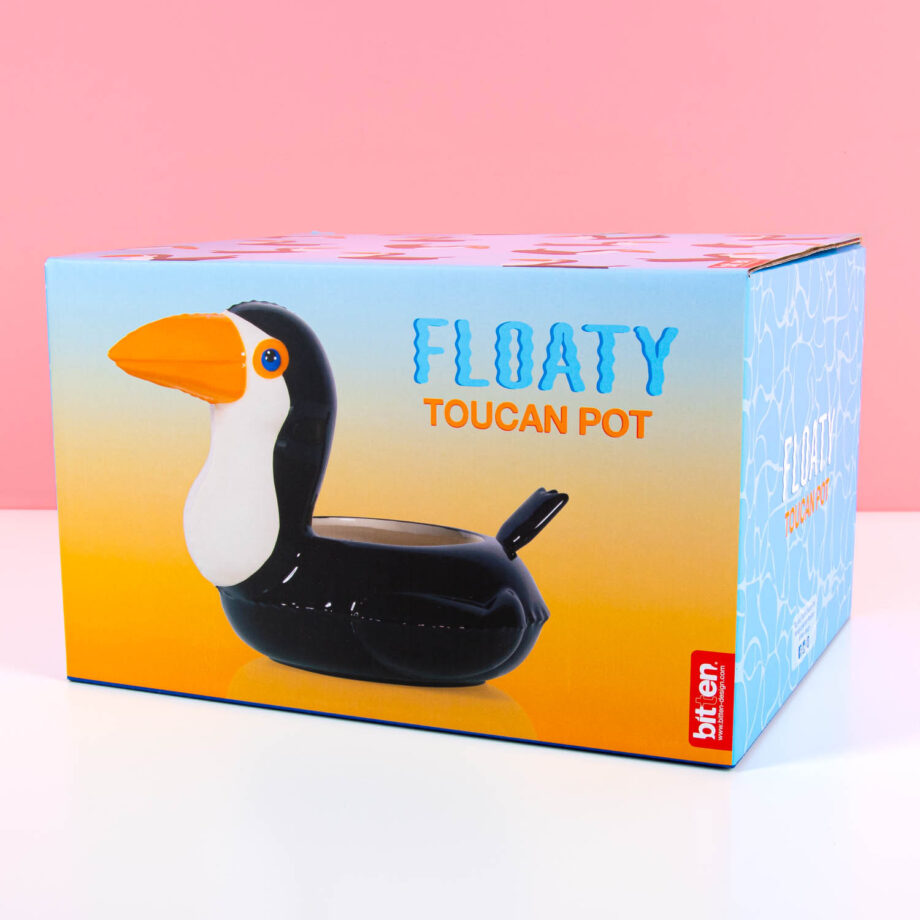Toekan zwemband potje